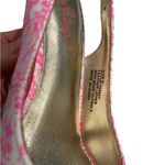 Lilly Pulitzer  Krisie Pink Leather Cork Wedges. Brand new! Barbie shoes Photo 2