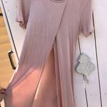 HYFVE Tan Long Top With Opening And Crop Photo 0