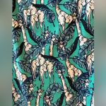 Talbots Giraffe Shift Dress All-Over Animal Print Safari Travel Sleeveless 6 Photo 2