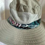 Panama Jack  UNISEX HAT ONE SIZE SUN HAT TAN BLUE PRINT DESIGN UNDER SIDE… Photo 2