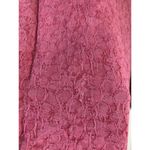 Tianello Blouse Women's XS‎ Buttons Tencel 3/4 Sleeve Textured STAINS FLAWS Red Photo 4