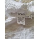 70F/21C Womens White Textured Ruffle Sleeve Casual Mini Dress M Size M Photo 9