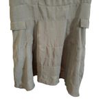 Nanette Lepore  Olive Green Dress Sleeveless‎ Mini Utility Pockets Size XS Photo 4