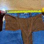 Good American  ICON Faux Suede Front Straight Leg Jeans Women’s 2 26 Western Photo 7