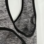 women's best  Gray Racerback Cutout Scoop Neck Unpadded Sports Bra Size Medium Photo 5