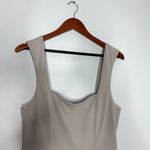 Show Me Your Mumu Show Me the Ring Champagne Stretch Eden Midi Dress Photo 2