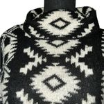 No Boundaries  Aztec Cowl Neck Sweater XS | Boho Business Casual Pullover Photo 3