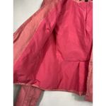 Banana Republic Women Blazer Jacket Pink Sz 4 Linen Peplum Career Office Photo 2