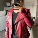 Mittoshop Maroon leather jacket Photo 0