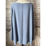 Terra & Sky Blouse Womens 2X Long Sleeve Blue Career Casual Lightweight Photo 2