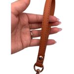 Earthy and Gold Accessories Wrist Strap Purse Bag Strap 20CM PU Leather Handles Brown Photo 1
