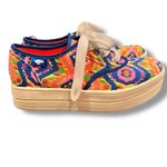 Rocket Dog Baker Electric Neon Festival Platform Sneakers Women's Sz 6 Colorful Photo 1