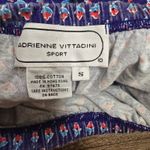 Adrienne Vittadini Sport Womens Skort Blue Floral Stretch Pockets Size Small Photo 2