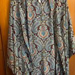 Xhilaration Paisley Open Front
Kimono Tunic Cardigan Duster Loungewear Photo 3