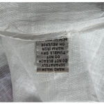 Magic  Womens Strapless Maxi Dress‎ 1X White Cotton Floral Boho Smocked Cottage Photo 9