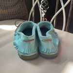 EastLand  Casio Fringe Moccasin Booties Blue‎ 7.5 Photo 6