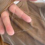 Alexander Wang  jumper long sleeve shirt sweater with draped back with a cut-out Photo 3