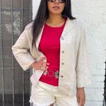 Brandy Melville Tee shop y2k Red 100 % cotton t-shirt sz s Photo 1