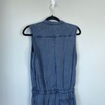 AG Adriano Goldschmied ADRIANO GOLDSCHMIED Frances Jumpsuit Denim Chambray Size Small Utility Photo 6
