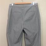 Joie  Pants Womens 10 Houndstooth Straight Leg Black White High Rise Waist Zipper Photo 4