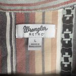 Wrangler Retro Western Shirt Multicolor Striped Aztec L Long Sleeve Photo 2