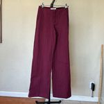 House Of CB 'Rivi' Wine Straight Leg Trousers NWOT size XL Photo 3