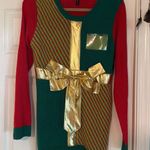 Christmas Present Sweater Multiple Size M Photo 0