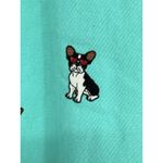 Plugg Flex Mens Sz 30 French Bulldog Bermuda Shorts Teal Green Flex Waist Dog Photo 2