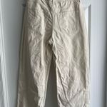 Hollister High Rise Baggy Cream Jeans Photo 2