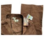 Self Esteem  trousers Juniors Women’s 26” medium Corduroy Brown Flared Pants nwt Photo 5