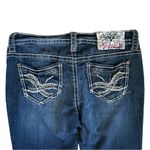 Hydraulic Retro  Low Rise Embroidered Capri Denim Jeans Size 7/8 Photo 8