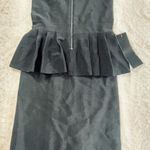 Bebe Black Bodycom Dress lace panel Size S/P Photo 3