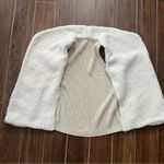 Soft Surroundings Sweater/fur vest size S Photo 4