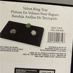 Black Velvet Jewelry ring Display Tray Photo 5