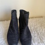 Paul Green  Boots Woman’s Rider Ankle Bootie Black Leather Round Toe Cone Heels Photo 3