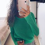 Gap  Crochet Green Knit Sweater  Photo 0