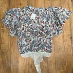 Free People Call Me Later Bodysuit in Sweet Combo XS/Small NWT Photo 3