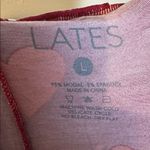 Lates by Kate PJ Heart Pajama Pants Size Large Red Photo 3
