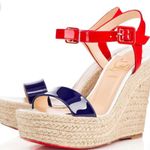 Christian Louboutin  Tricolor Patent Leather 120 Spachica Espadrille Photo 0