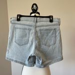 Banana Republic  light wash denim jean shorts in a size 6 festival concert summer Photo 14