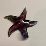 Handmade Starfish Costume Pendant / Charm Blown Art Glass Photo 5