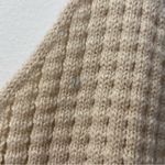 Boutique cream off white boho Ruffle Sweater Tank Top size small Photo 1