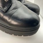 Cushionare Cushionaire Remy Black Lace-Up Lug Sole Chunky Heel Boots Size‎ 9.5M combat punk Photo 2