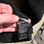 TNA size small Black Plush Hooded Jacket Photo 4