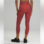 Lululemon invigorate high rise crop 25” size 4 in crackle glaze vintage… Photo 1