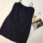 Loft Linen Shift Little Black Dress NWT Photo 3