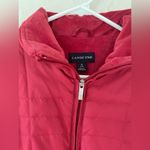 Lands' End  women’s high / mock neck pink fleece lined quilted short jacket;size S Photo 7