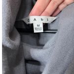 CAbi ‎ Cowl Neck Long Sleeve Tunic MIDI Dress Size M Gray Minimalist Casual Photo 5