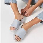 Vagabond  Shoemakers Light Blue Erin Leather Slides Sandals Size 37/ US 6.5 Photo 0