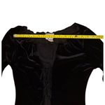 Vintage 90’s black velvet witchy goth top size medium Photo 4